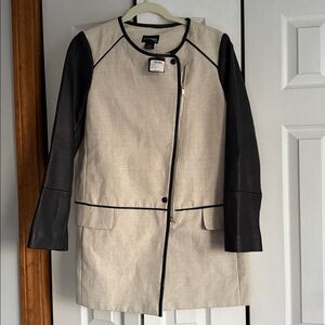 Club Monaco Black and Cream sage Jacket
